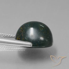 Pedra de Sangue Multicolorido Natural 10.23ct, oval, Opaco