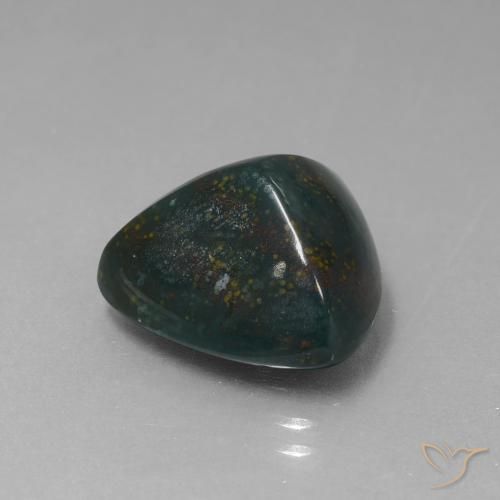 Pedra de Sangue Multicolorido Natural 10.08ct, Trilhão, Opaco
