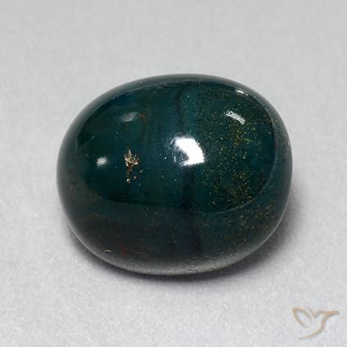 Pedra de Sangue Multicolorido Natural 10.52ct, oval, Opaco