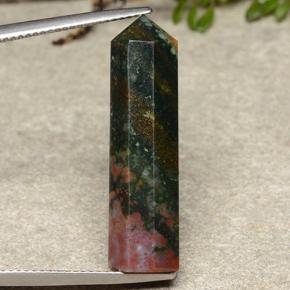 Pedra de Sangue Multicolorido Natural 18.49ct, Forma extravagante, Opaco