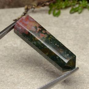 Pedra de Sangue Multicolorido Natural 18.49ct, Forma extravagante, Opaco