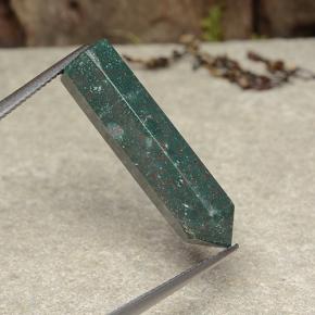Pedra de sangue multicolorido natural 12,70ct, forma extravagante, opaco
