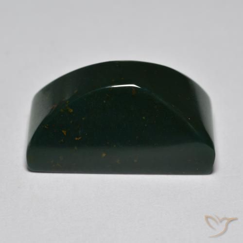 Pedra de Sangue Multicolorido Natural 14.42ct, baguete, Opaco