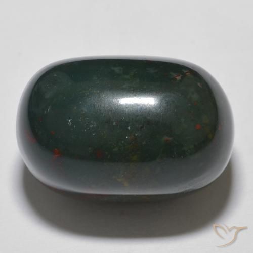 21.46ct Natural Multicolorido Pedra de Sangue, oval, Opaco