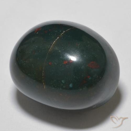 Pedra de Sangue Multicolorido Natural 14.90ct, oval, Opaco