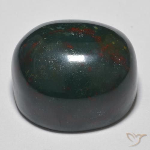 Pedra de Sangue Multicolorido Natural 34.30ct, oval, Opaco