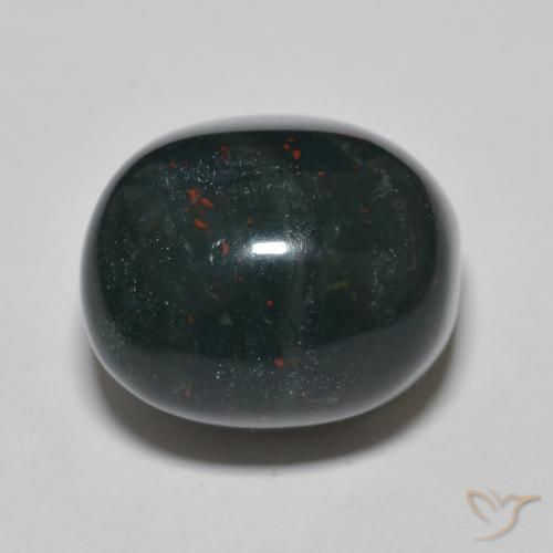 23.18ct Natural Multicolorido Pedra de Sangue, oval, Opaco, Photo A