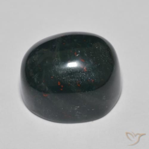 Pedra de Sangue Multicolorido Natural 23.18ct, oval, Opaco