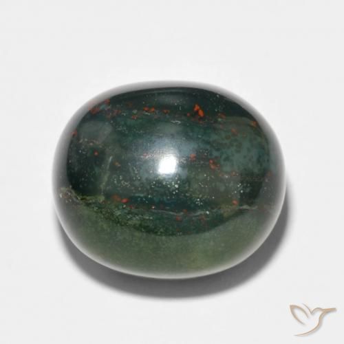 14.34ct Natural Multicolorido Pedra de Sangue, oval, Opaco