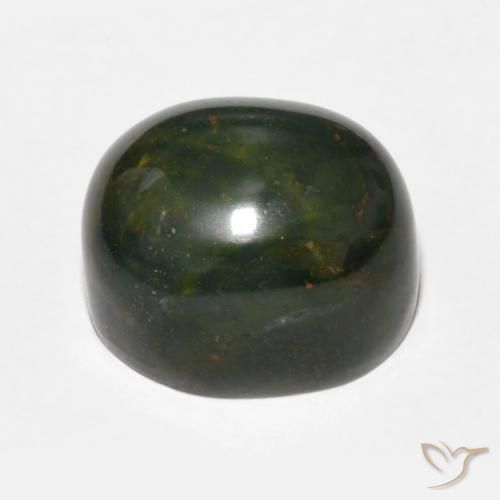 Pedra de Sangue Verde médio Natural 13.69ct, oval, Opaco