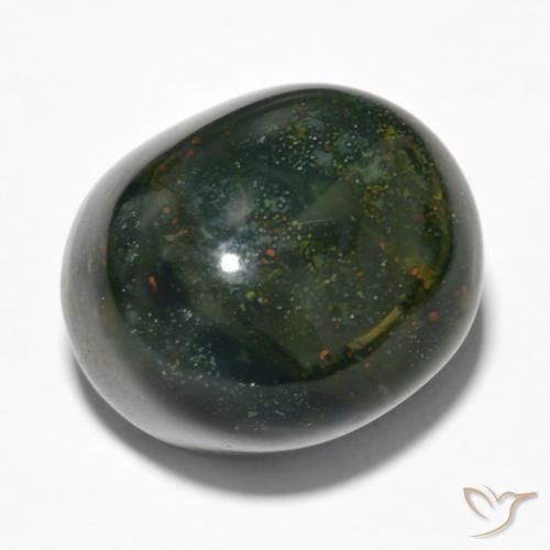 28.48ct Natural Multicolorido Pedra de Sangue, oval, Opaco