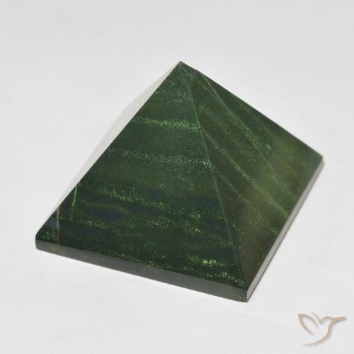 Pedra de Sangue Verde médio Natural 95.77ct, Quadrado, Opaco