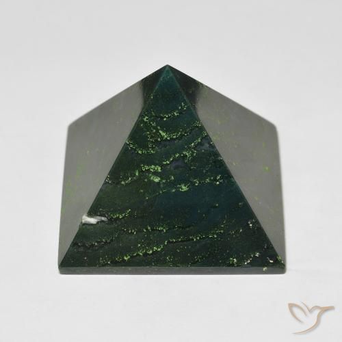 113.40ct Natural Verde escuro Pedra de Sangue, Quadrado, Opaco