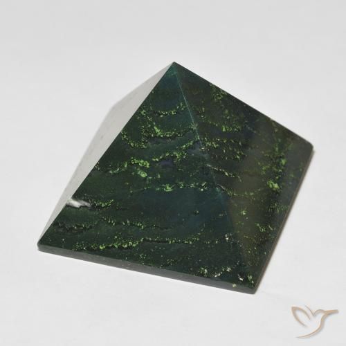 Pedra de Sangue Verde escuro Natural 113.40ct, Quadrado, Opaco