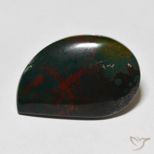 23.12ct Natural Multicolorido Pedra de Sangue, Chique, Opaco