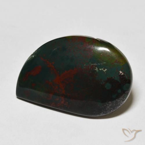 Pedra de Sangue Multicolorido Natural 23.12ct, Chique, Opaco