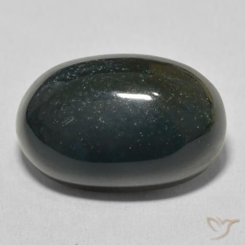 15.71ct Natural Verde floresta Pedra de Sangue, oval, Opaco
