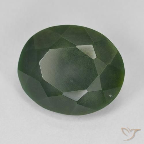 Pedra de Sangue Verde médio Natural 7.96ct, oval, Opaco