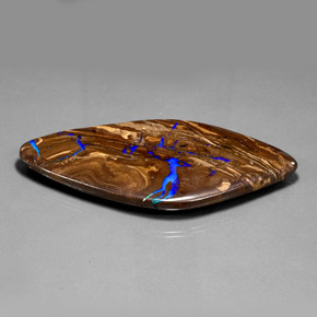 Opala boulder multicolorido natural 206,20ct, forma extravagante, opaco