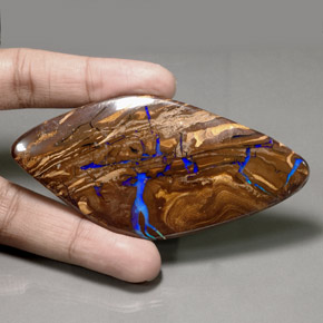 Opala boulder multicolorido natural 206,20ct, forma extravagante, opaco