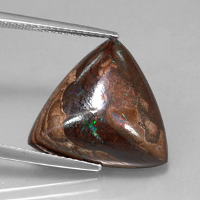 Opala de Pedra Multicolorido Natural 13.66ct, Trilhão, Opaco