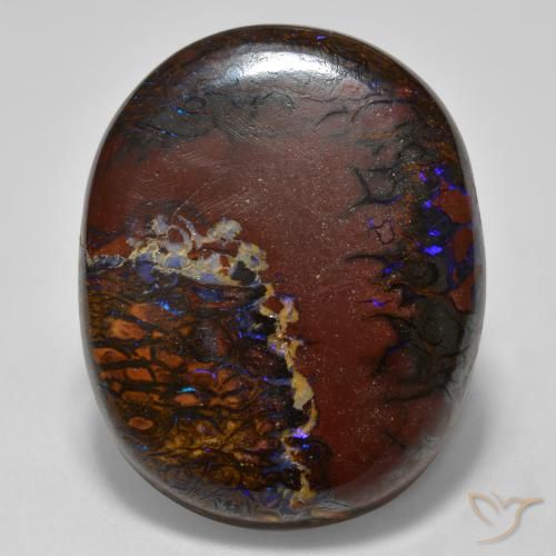 Opala de Pedra Multicolorido Natural 22.54ct, oval, Opaco
