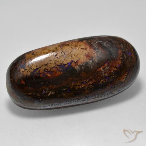 Opala de Pedra Multicolorido Natural 21.32ct, oval, Opaco
