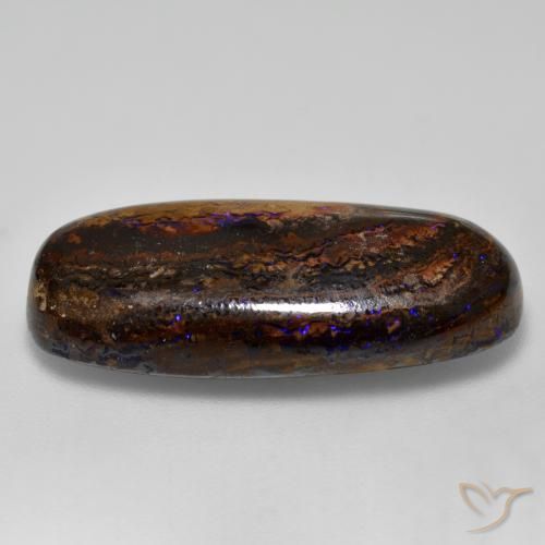 Opala de Pedra Multicolorido Natural 21.32ct, oval, Opaco