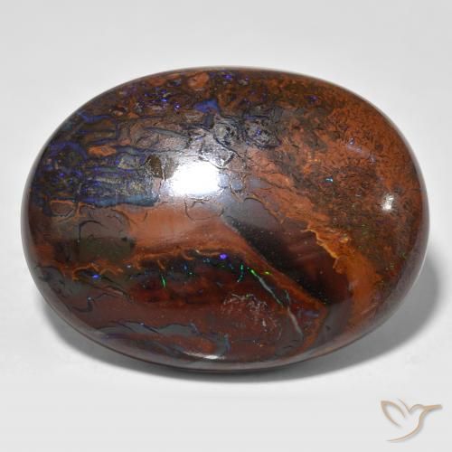 Opala de Pedra Multicolorido Natural 42.73ct, oval, Opaco