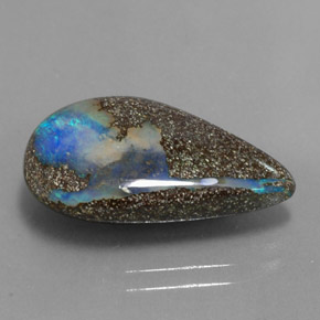 Opala de Pedra Multicolorido Natural 8.45ct, Forma extravagante, Opaco