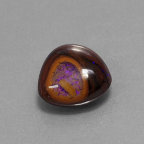 Opala de Pedra Multicolorido Natural 2.05ct, Formato de pêra, Opaco