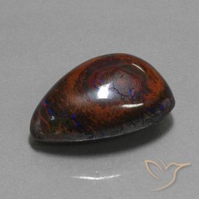 Opala de Pedra Multicolorido Natural 17.55ct, Chique, Opaco
