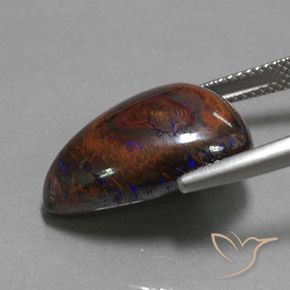 Opala de Pedra Multicolorido Natural 17.55ct, Chique, Opaco