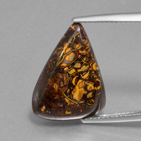 Opala de Pedra Multicolorido Natural 9.50ct, Forma extravagante, Opaco