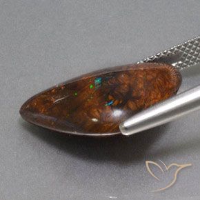 Opala de Pedra Multicolorido Natural 10.40ct, Chique, Opaco