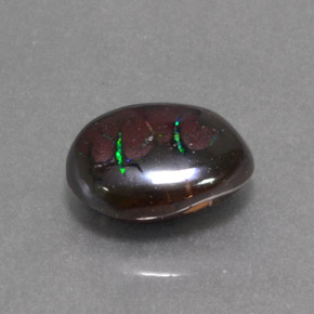 Opala de Pedra Multicolorido Natural 4.60ct, oval, Opaco