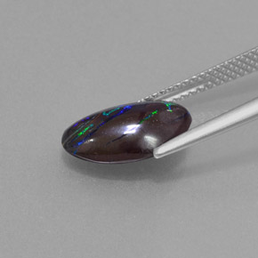 Opala de Pedra Multicolorido Natural 3.56ct, Forma extravagante, Opaco