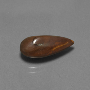 Opala de Pedra Multicolorido Natural 4.00ct, Formato de pêra, Opaco