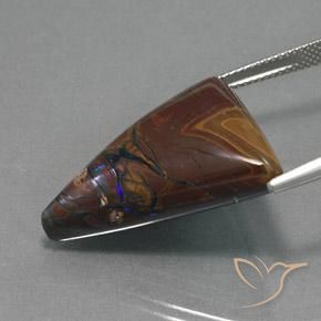 Opala de Pedra Multicolorido Natural 33.93ct, Trilhão, Opaco