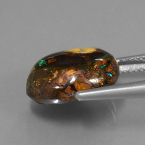 Opala de Pedra Multicolorido Natural 9.05ct, Forma extravagante, Opaco