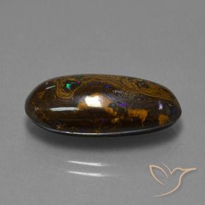 Opala de Pedra Multicolorido Natural 12.87ct, oval, Opaco
