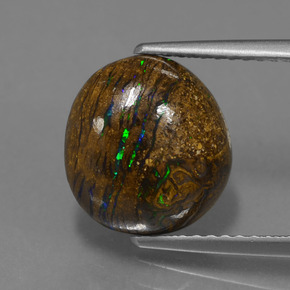 Opala de Pedra Multicolorido Natural 4.42ct, Forma extravagante, Opaco