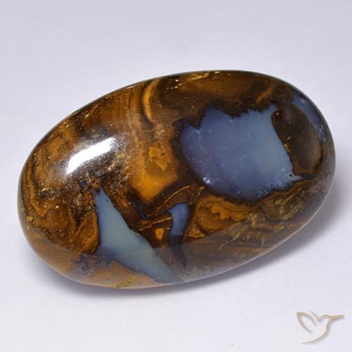 Opala de Pedra Multicolorido Natural 26.43ct, oval, Opaco