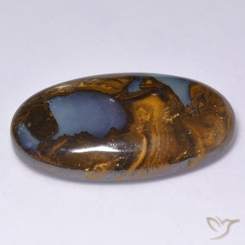Opala de Pedra Multicolorido Natural 26.43ct, oval, Opaco