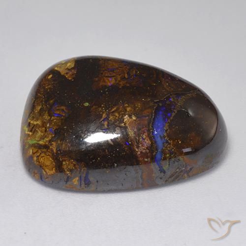 Opala de Pedra Multicolorido Natural 25.75ct, Chique, Opaco