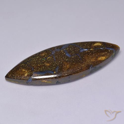 Opala de Pedra Multicolorido Natural 18.28ct, Marquesa, Opaco