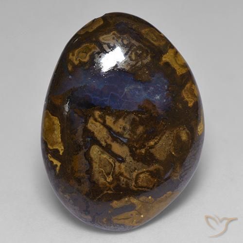 Opala de Pedra Multicolorido Natural 21.82ct, Chique, Opaco
