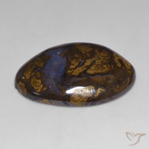 Opala de Pedra Multicolorido Natural 21.82ct, Chique, Opaco