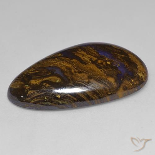 Opala de Pedra Multicolorido Natural 20.13ct, Chique, Opaco