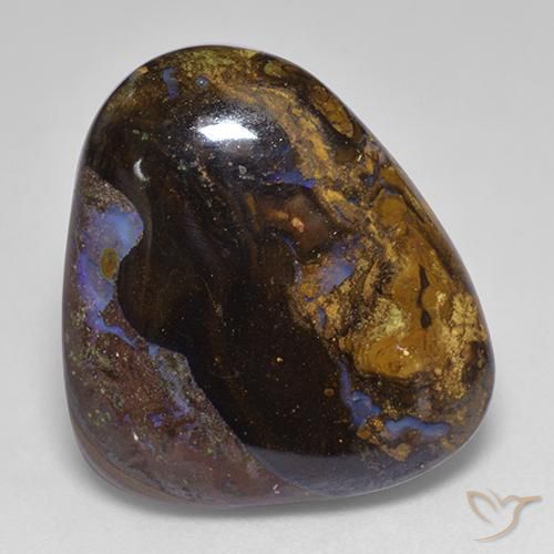 Opala de Pedra Multicolorido Natural 18.73ct, Chique, Opaco
